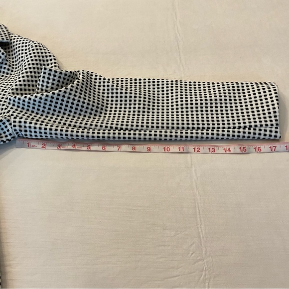 Talbots Black & White Checkered Blazer- Size M - NWOT - Picture 7 of 9